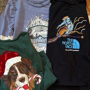 The North Face and Tommy Bahama - long sleeve tees. Size 6